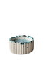 Aberto Design Vela 2TM de Concreto 100% Soya Azul y Blanco para Crear Atmósfera Relajante 8 x 5 x 8 cm